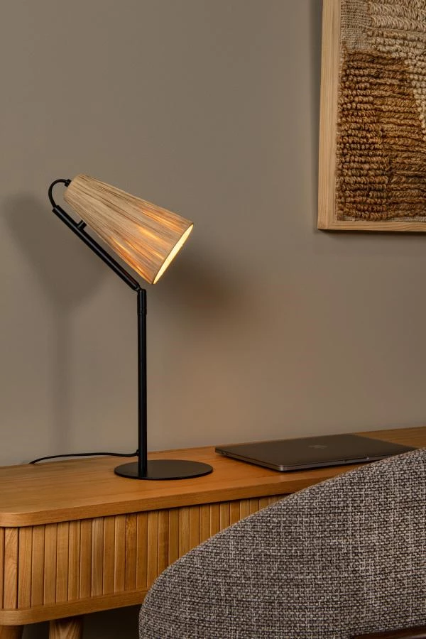 Lucide BENSEN - Table lamp - 1xE14 - Natural - atmosphere 1